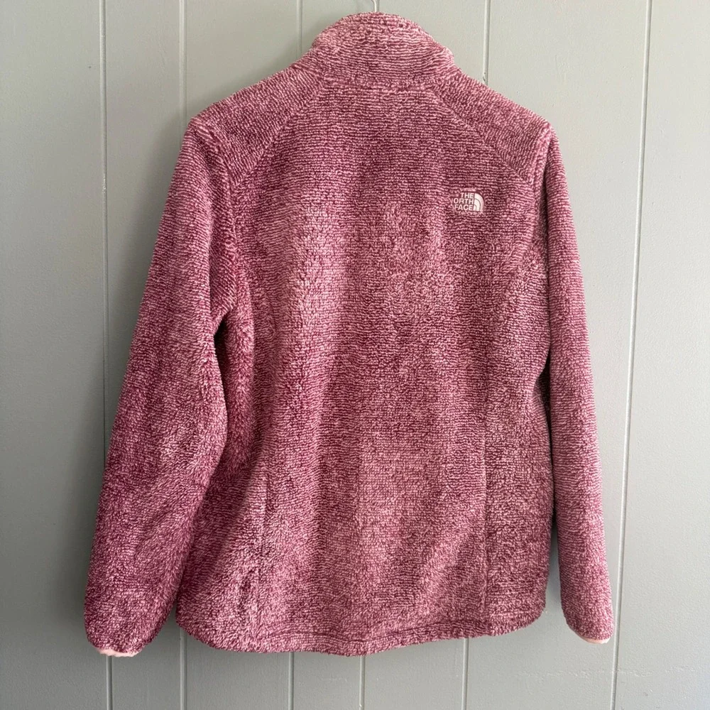 The North Face Womens Osito Full Zip Fleece Jacket XL Dusty Rose Fuzzy Gorpcore